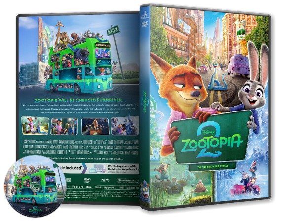 Producto - Zootopia 2 (2025) Dvd Latino/ingles Subt Español