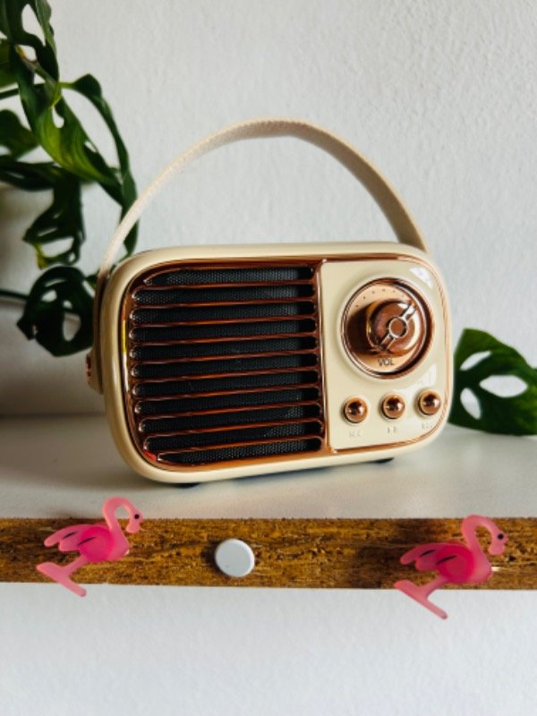 Producto - Parlante Bluetooth con diseño de Radio Vintage - 4