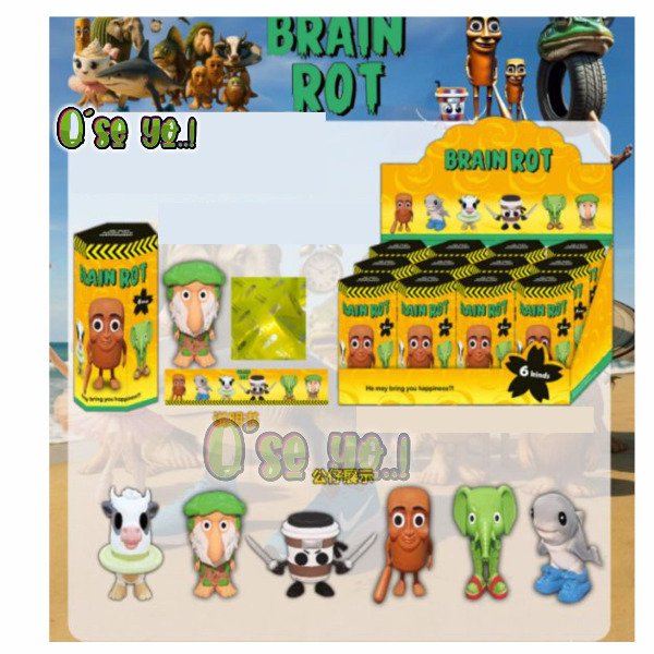 Producto - Caja Sorpresa de Brainrot Italiano Muñecos Tralalero Tung Capuchino