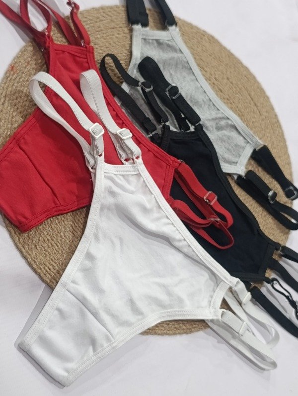 Producto - Pack x4 colaless doble tira regulables 2T