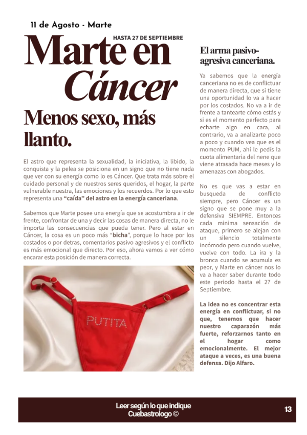 Producto - Revista Agosto - Virgo - 1
