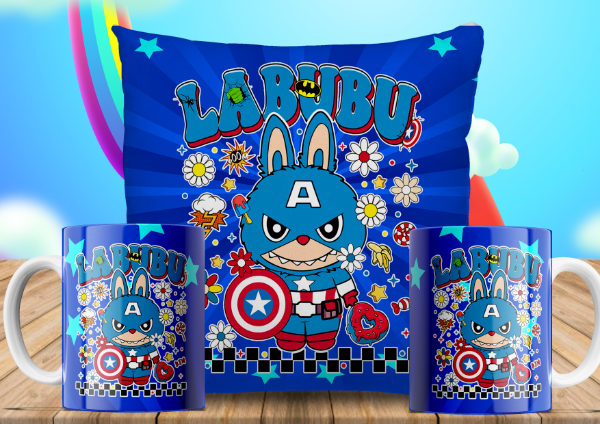 Producto - TAZAS Y ALMOHADONES LABUBU V