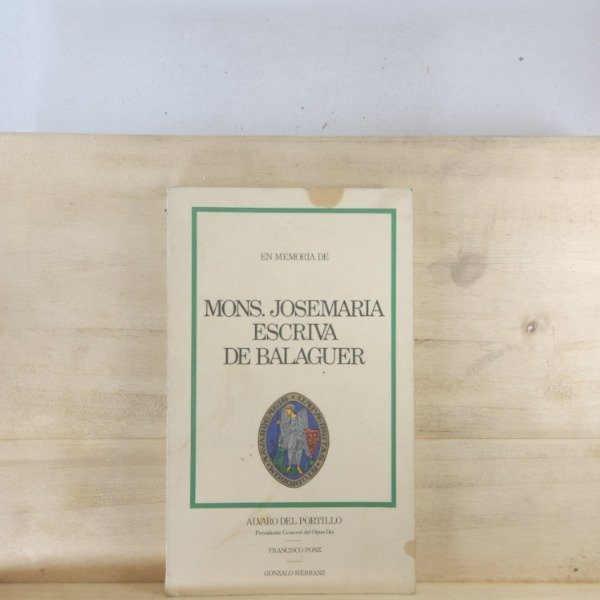 Producto - EN MEMORIA DE MONS. JOSEMARÍA ESCRIVÁ DE BALAGUER