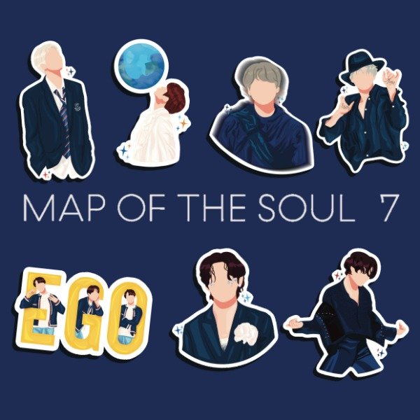 Producto - Stickers 'Map of the Soul'