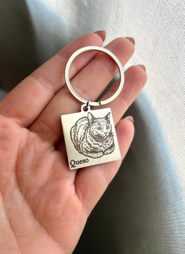 Producto - Llavero Cuadrado 2,5 Personalizado