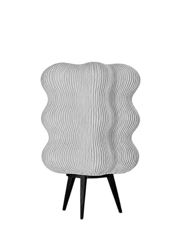 Producto - Lámpara de Mesa Ondulada Akinari  35x25 cm Iluminación de Diseño y Ambiente - 3
