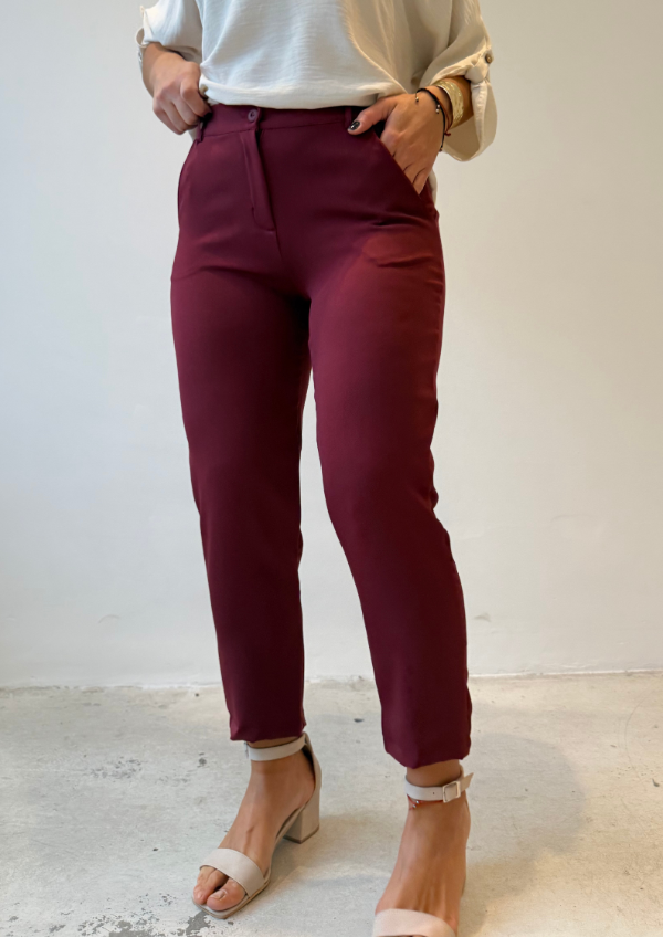 Producto - Pantalón RUBI - Bordo