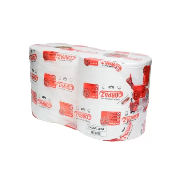Producto - BOBINA CORPAZ PREMIUM 25 CM X400 DOBLE HOJA