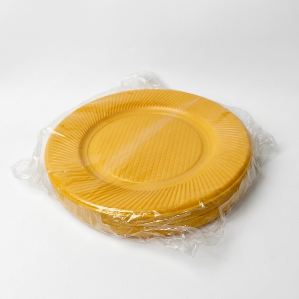 Producto - Platos plástico tamaño grande naranja