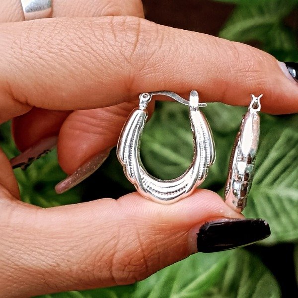 Producto - Aros inflados plata 925