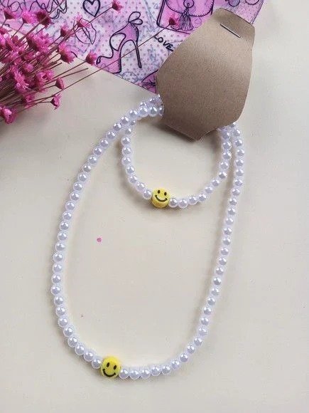 Producto - Pack pulsera y collar carita