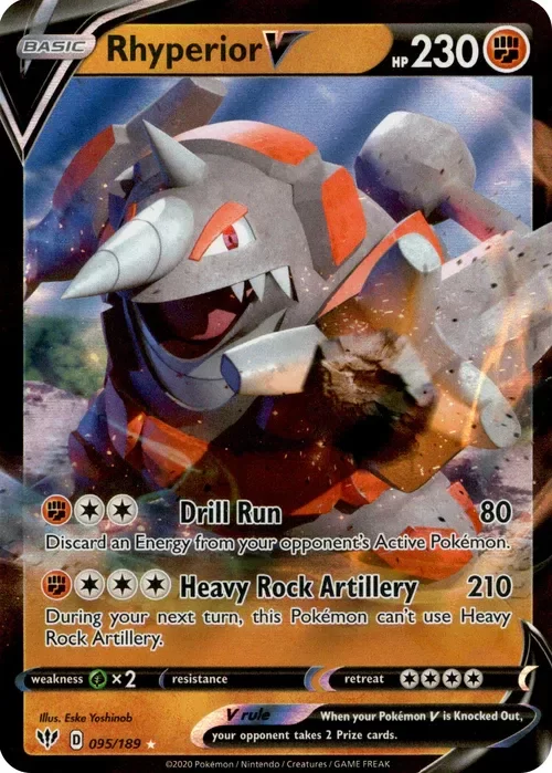 Producto - Rhyperior V - 095/189 - Darkness Ablaze - Holo