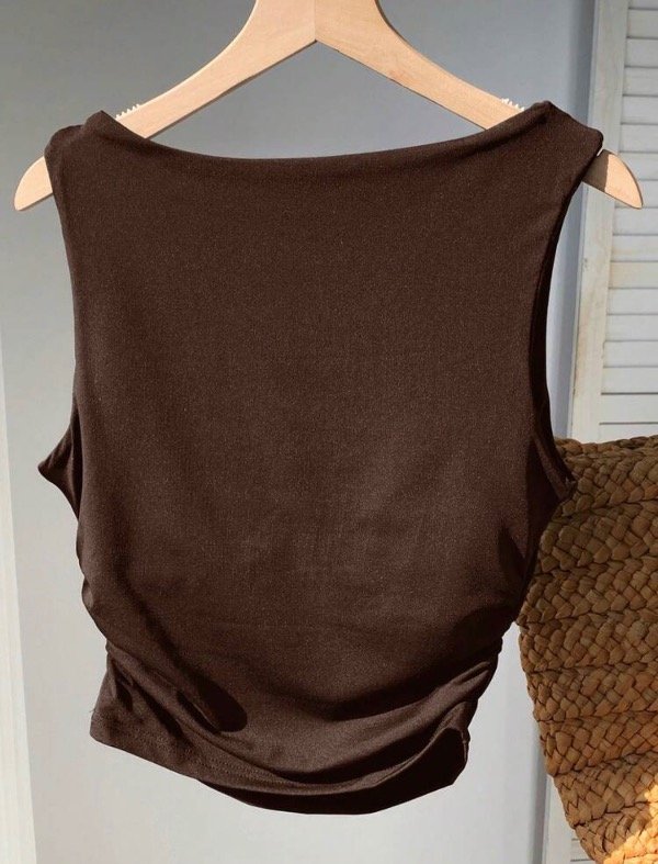 Producto - Musculosa SHEIN con push up marron - 2