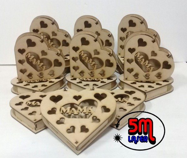 Producto - CAJA CORAZÓN MAMÁ