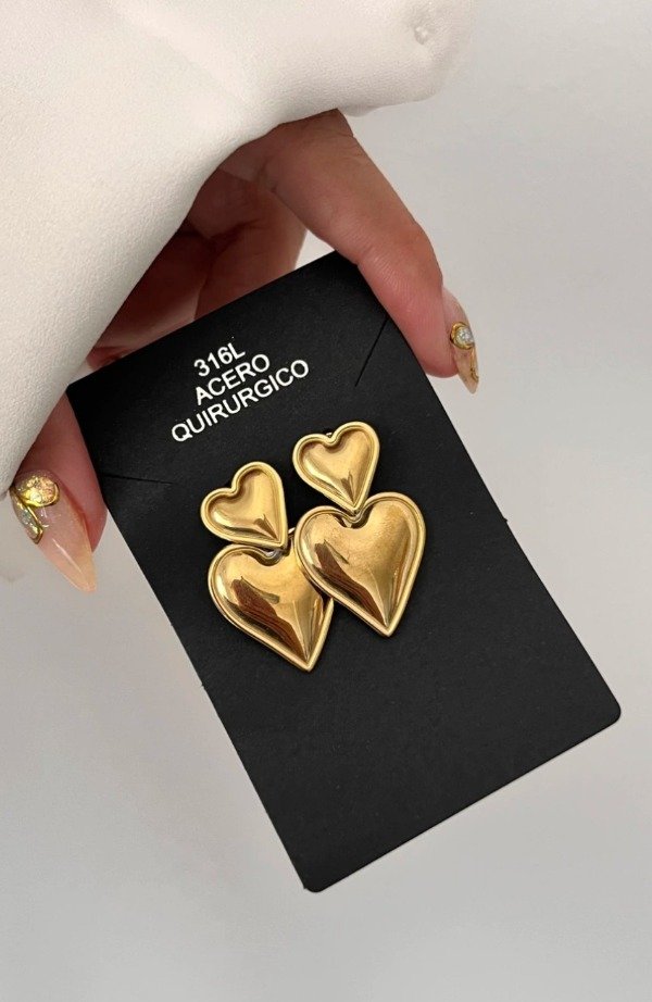 Producto - Aros Doble Corazón