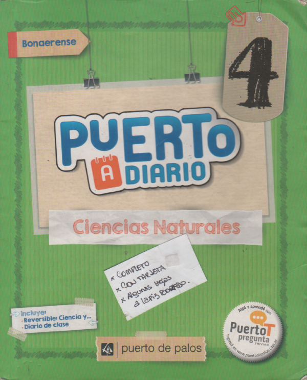 Producto - Ciencias Naturales 4 bonaerense puerto a diario (USADO)
