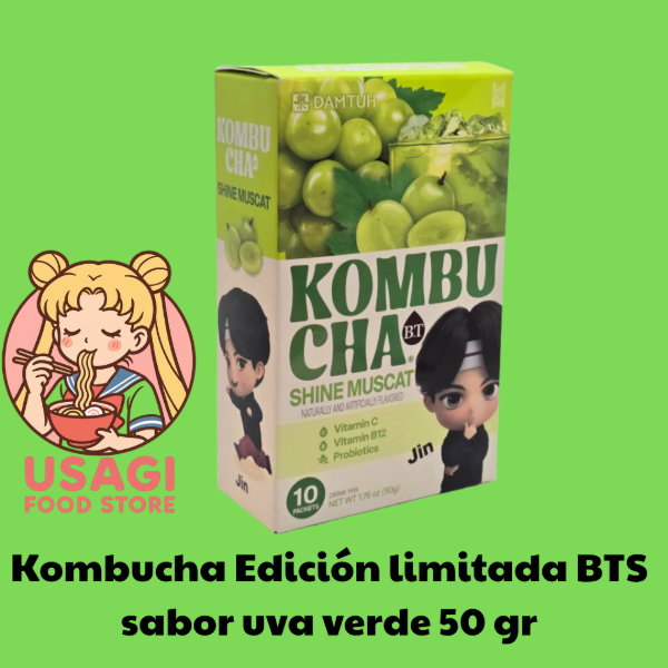 Producto - Kombucha Edición limitada BTS sabor Uva Verde 50 gr.