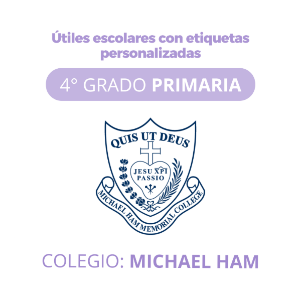 Producto - Caja Escolar - Colegio Michael Ham - 4TO AÑO EP - VICENTE LOPEZ