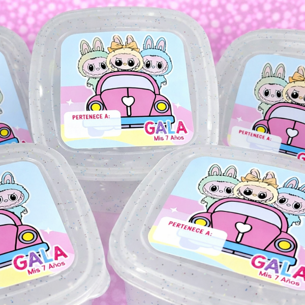 Producto - LUNCHERA TUPPERWARE GLITTER TRANSPARENTE