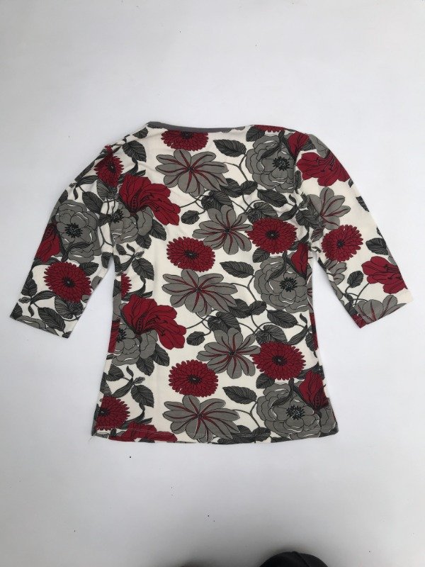 Producto - Floral rojo top Red tones - 5