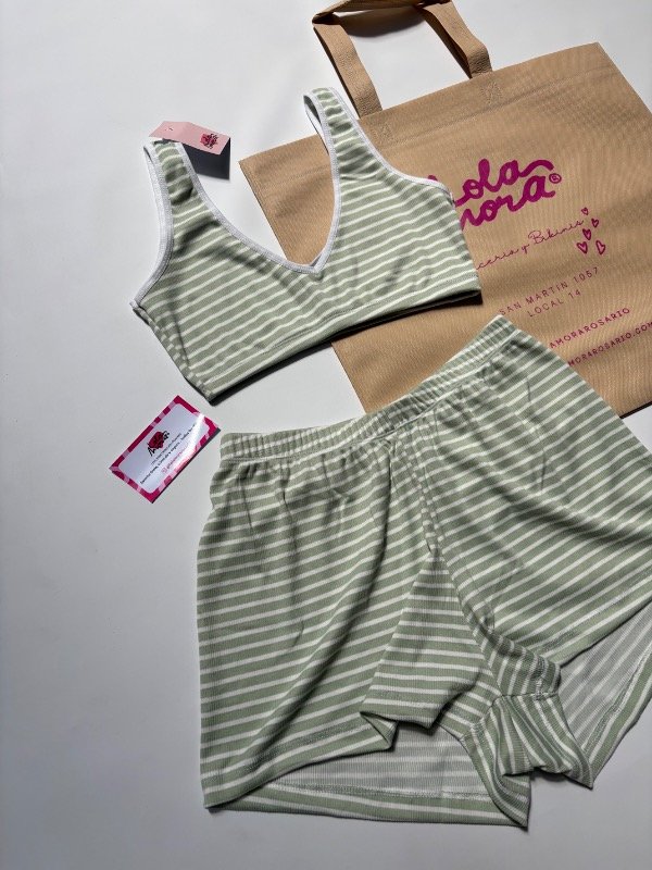 Producto - PIJAMA GEMMA VERDE - 6