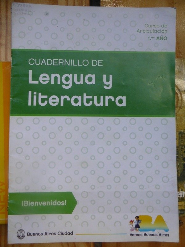 Producto - Cuadernillo De Lengua Y Literatura Curso Articulacion 1er Año