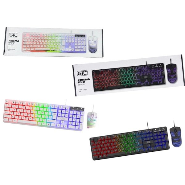 Producto - COMBO TECLADO/MOUSE USB GAMER GTC