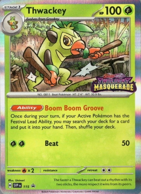 Producto - Thwackey SVP115 Scarlet and Violet Black Star Promos STAMPED