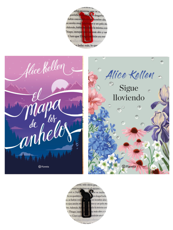 Producto - El mapa de los anhelos + Sigue Lloviendo (Separadores de Regalo)