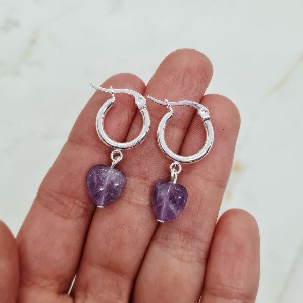 Producto - Aros Roma Amatista