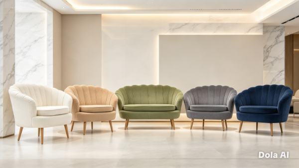 Producto - Sofá Pétalo 2 Cuerpos Premium 150 cm - Diseño Vainilla/Canelón - 7