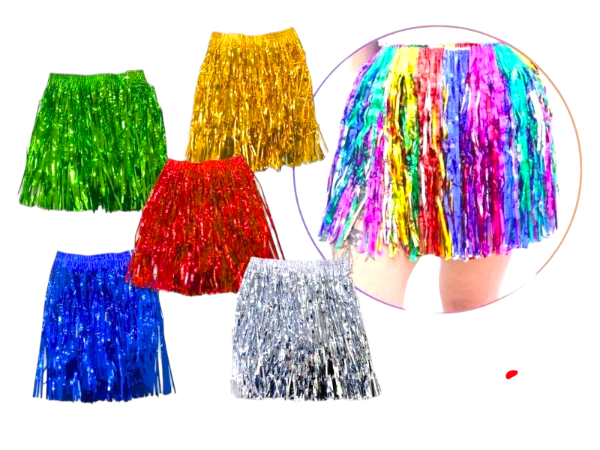 Producto - Pollera Hawaiana Metalizada (consultar colores disponibles)