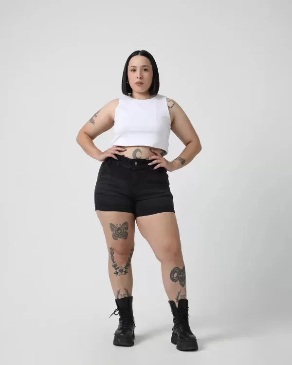 Producto - SHORT BAGUIGRIS GASTADO