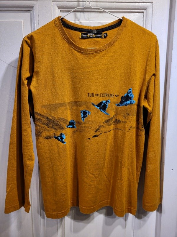 Producto - Remera WAITING mostaza Talle 14 años - PRECIO: 13X