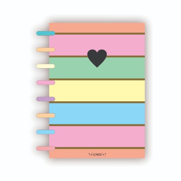 Producto - Cuaderno Lumos Tapa Dura A5 (Arcoiris)