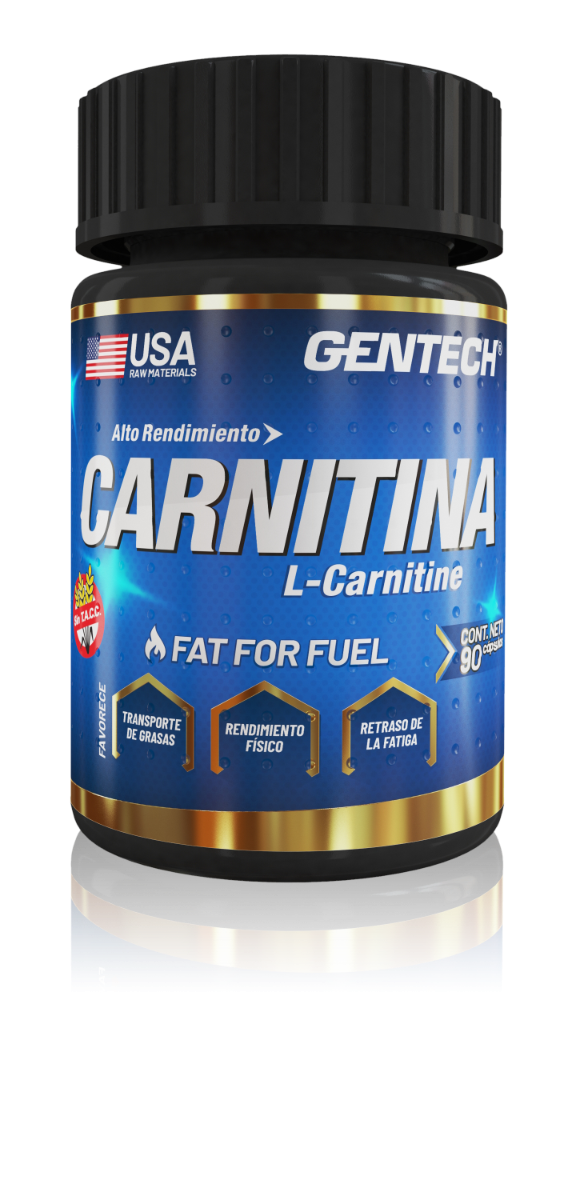 Producto - L carnitina 90 Caps Gentech Sin Tacc