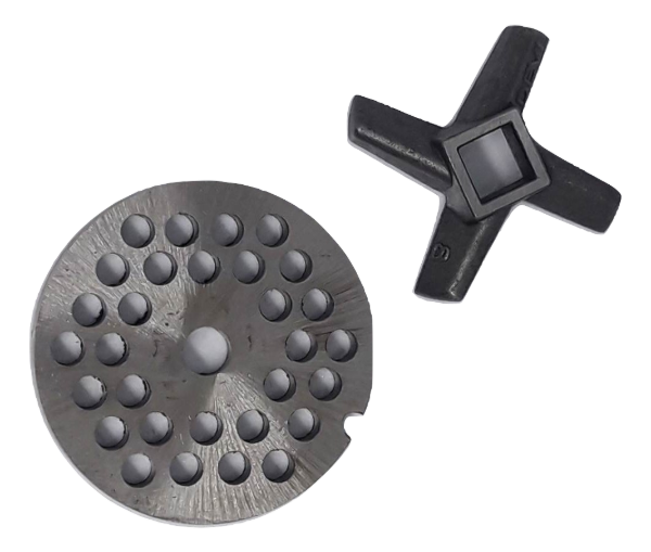 Producto - Disco Y Cuchilla Devi Para Picadora N 8 Afilable 6 mm