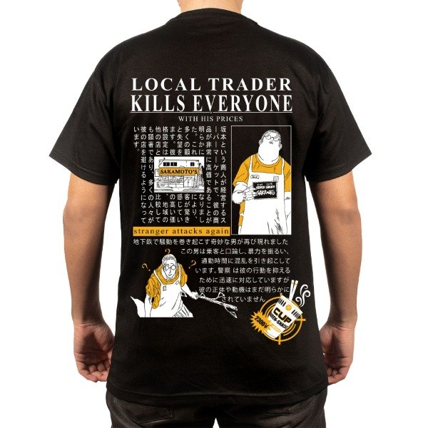 Producto - remera sakamoto days frente y espalda