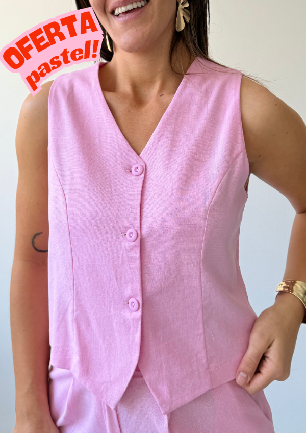 Producto - Chaleco MALVA - Rosa