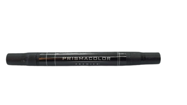 Producto - Prismacolor Marcador Doble Punta Biselada Y Fina - Negro