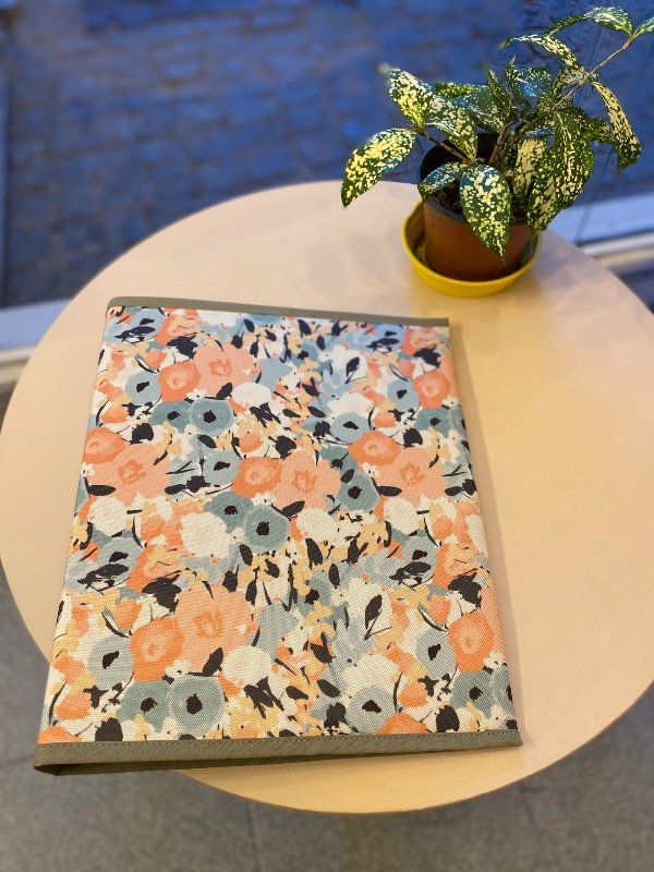 Producto - Funda para carpeta A4 flores