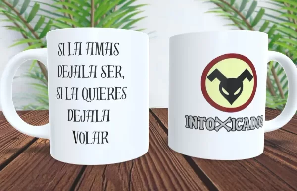 Producto - Taza - Intoxicados Frase 3