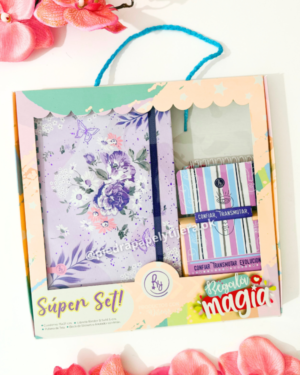 Producto - set regalo cuadernos chic mix