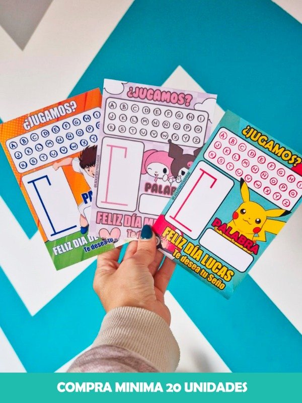 Producto - JUEGO BORRABLE