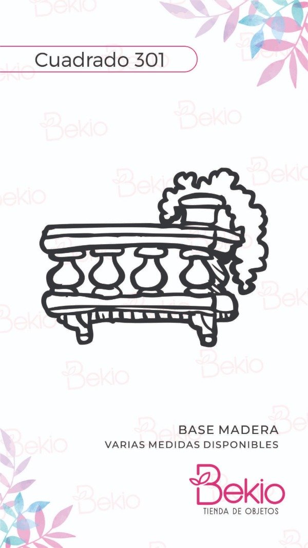 Producto - Sello Cuadrado 301 - Balcón
