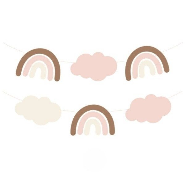 Producto - Guirnalda Arco Iris Vintage Rosa