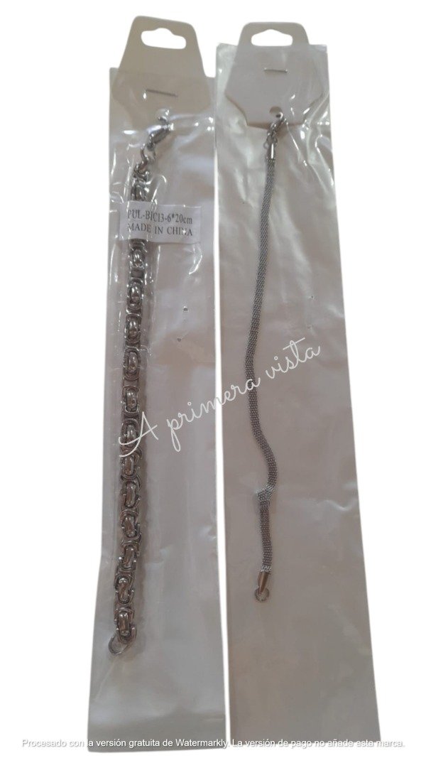 Producto - Pulsera rolon cuadrado o estilo vibora c/u