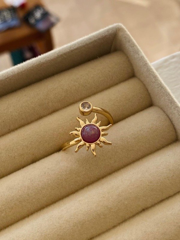 Producto - ANILLO RAPUNZEL DOBLE STRASS LILA