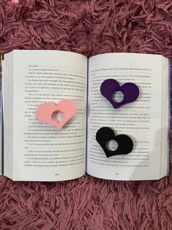 Producto - Anillo de lectura: mini corazones