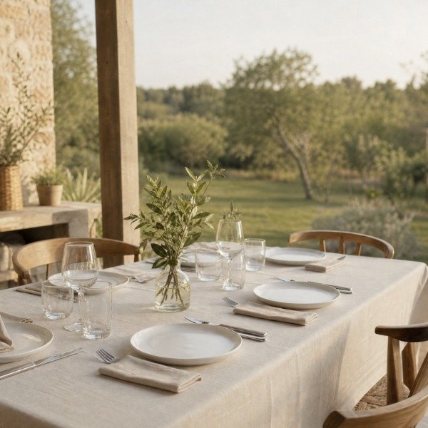 Producto - Mantel Tusor Off White